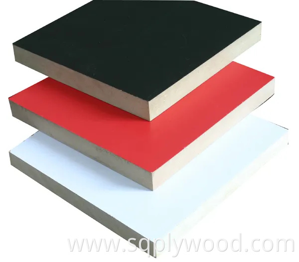 18mm E2 Grade Honsoar UV Pet Film Melamine MDF for Furniture